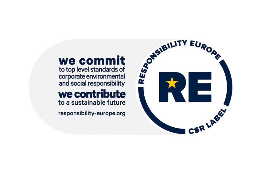 HITEC Luxembourg obtained the Label RE – Responsibility Europe (CSR Label)